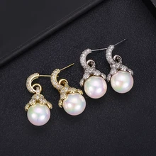 Jankely модный кубический цирконий цветок серьги гвоздики для женщин ювелирные изделия Свадебные серьги с фианитом Umode d'oreille