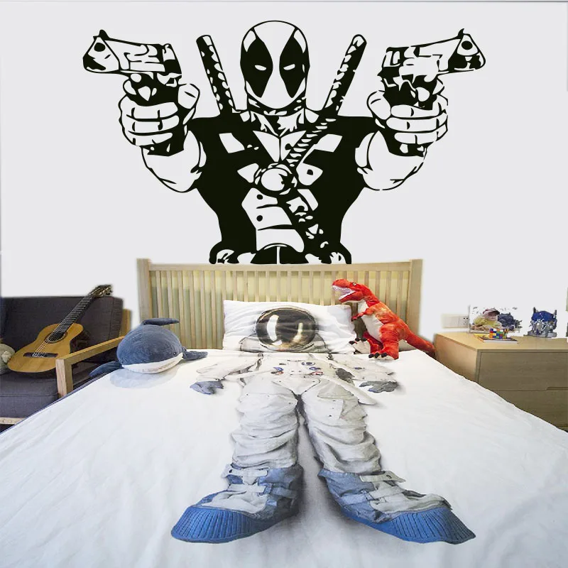 

Deadpool Marvel Superhero Action Hero Children's Decal Wall Art Sticker Picture SZ-9