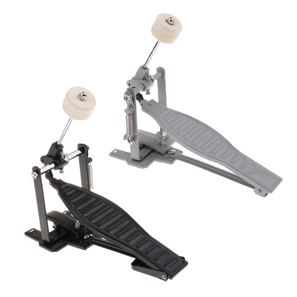 Single Foot Pedal with Drum Wool Beater Single Chain Drive Percussion Instruments Replacement for Drum Lovers 