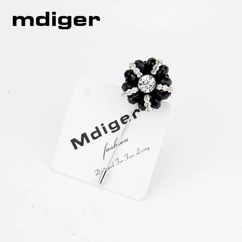 Mdiger Мода цветок ромашки отворот булавки бисером цветочные мужские кристалл