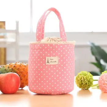 

Women&Man Canvas lunch Bag Portable Insulated Food box cooler bag Bursting Cotton&Hemp Sail Bag Creative Lunch Bolsa Termica