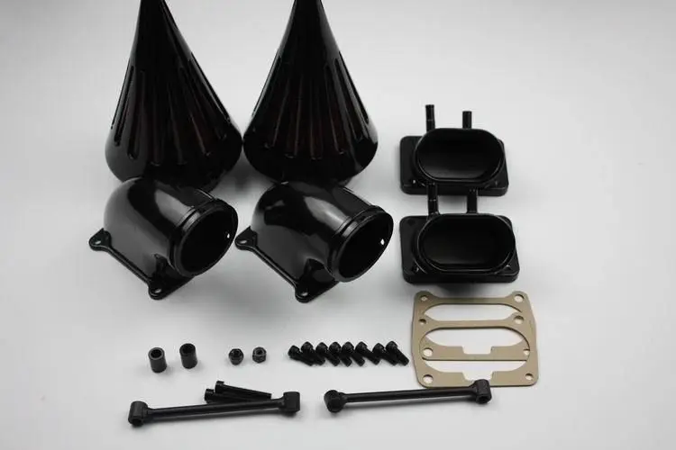 Motorcycle Black Spike Air Cleaner Kits Intake Filter For Suzuki