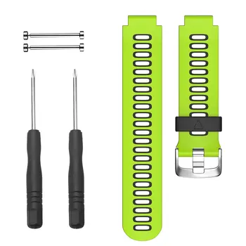 

Replacement Silicone Watch Band Outdoor Sport Watchstrap for Garmin Forerunner 735XT/220/230/235/620/630 -Drop