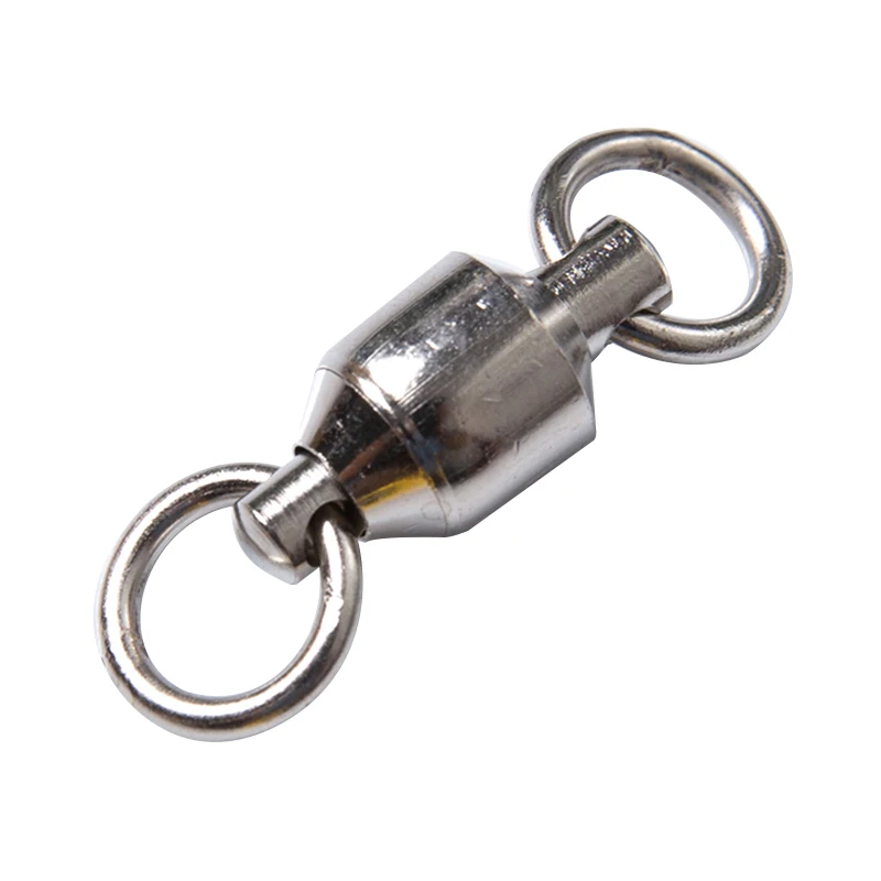 

Lot 0/1/2/3/4/5/6/7# Heavy Duty Ball Bearing Swivel Solid Rings Sea Fishing, 4# 10Pcs 23Mm 110LB