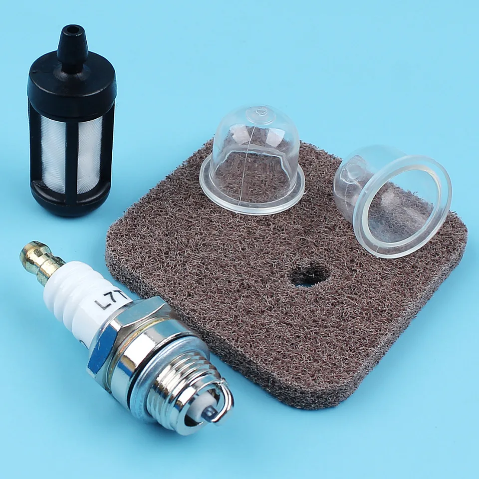 Primer Bulb Forma for Stihl FC55 FS38 FS45 tagliabordi Air Rockyin Spark Plug Filtro Carburante Filtro