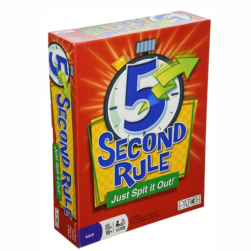 5 Second Rule Board Game 3 6 Players Board Games English Edition Funny Game With English Instructions Games Yahoo Games Game Puzzle Gamegames Xl Aliexpress
