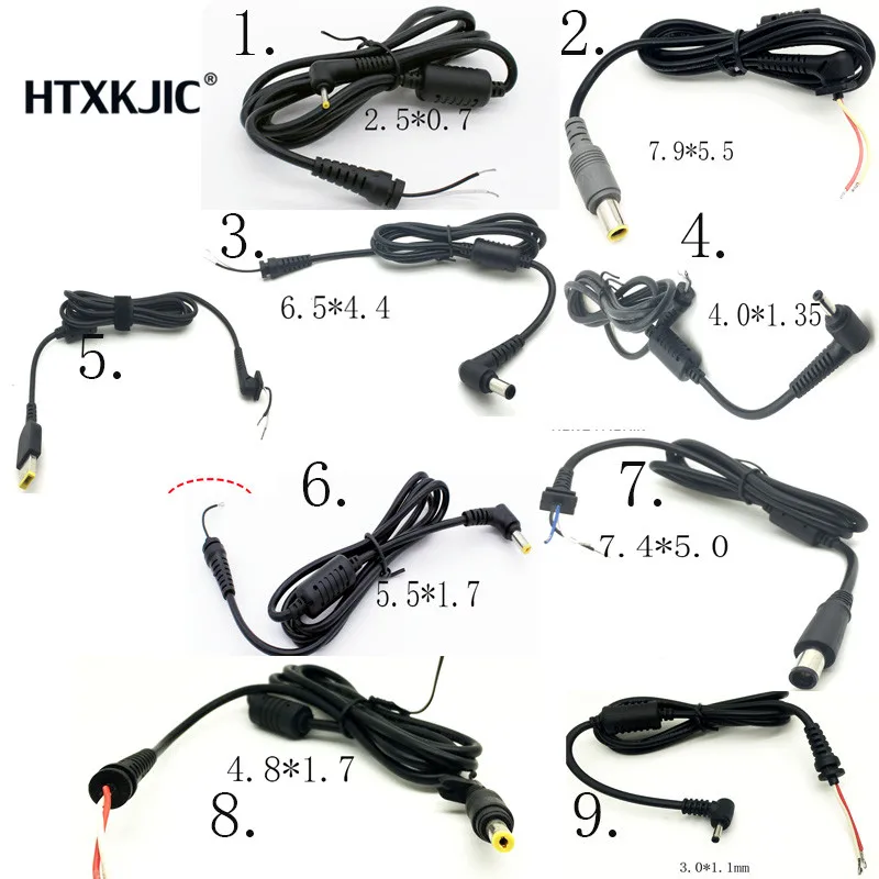 DC Power Male Tip Plug Connector With Cord / Cable For Samsung HP Dell Sony Toshiba Asus Acer Lenovo Ramos Cube Laptop Adapter DC Power Male Tip Plug Connector With Cord / Cable For Samsung HP Dell Sony Toshiba Asus Acer Lenovo Ramos Cube Laptop Adapter