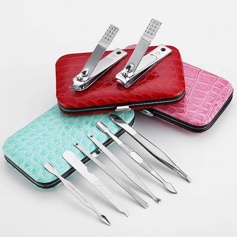 Hochwertige stahl multi-funktion 12-stück dekoration EIN werkzeug sharp messer nagel knipser hand werkzeug sets