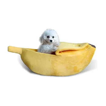 

Pet Cat Dog Sofas Bed Banana Shape Dog House Cute Pet Kennel Nest Warm Dog Cat Sleeping Beds House Popular