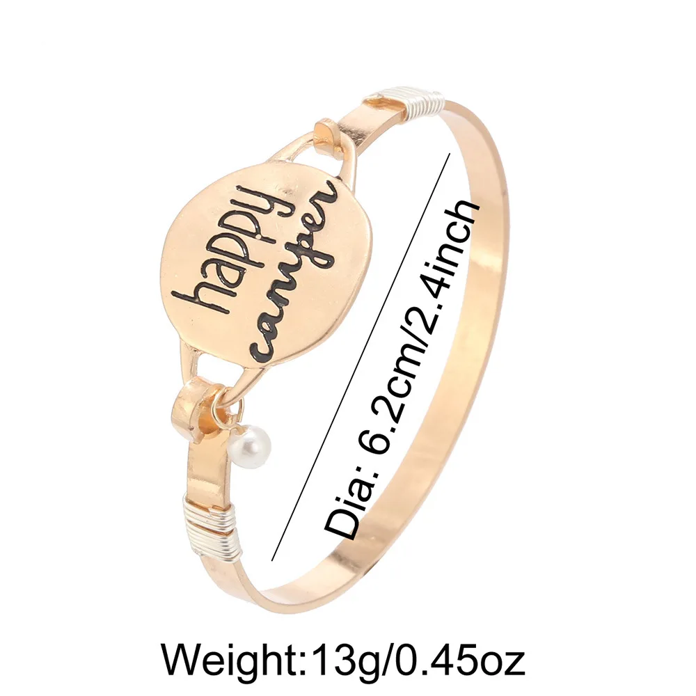 203036-3 HAPPY CAMPER BANGLE S