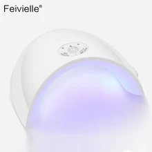 Feivielle Новинка 36 Вт УФ светодиодная лампа Сушилка для ногтей для всех типов гель 12 светодиодов УФ лампа для ногтей машина отверждения 60 s/120 s таймер USB разъем