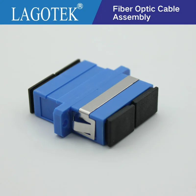 

100PCS SC UPC Duplex Single-mode Fiber optic Adapter SC Optical fiber coupler SC UPC Fiber flange SC connector Free shipping