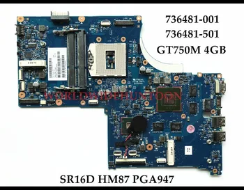 

High quality for HP Envy 17-J 17T-J100 Laptop Motherboard 736481-001 736481-501 SR16D HM86 PGA947 DDR3 GT750M 4GB Fully Tested