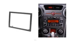 Двойной стерео панель для KIA Carens 2006-2012 Rondo 2007-2012 радио панель DVD Даш Монтажная Установка отделка комплект передняя рамка
