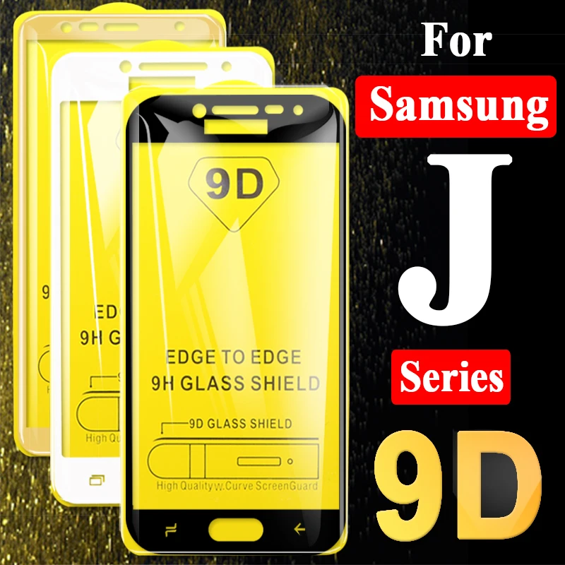 Baixin 9D закаленное стекло для samsung Galaxy J4 J6 J7 J8 защита экрана полное покрытие для Galaxy J2 Core Pro J7 Max Duo