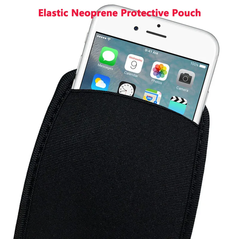 

For iPhone X 4 5S 8 7 6S PLUS Soft Elastic Neoprene Protective Pouch bag Case for Samsung Galaxy S7 Edge S8 s9 Plus note 8