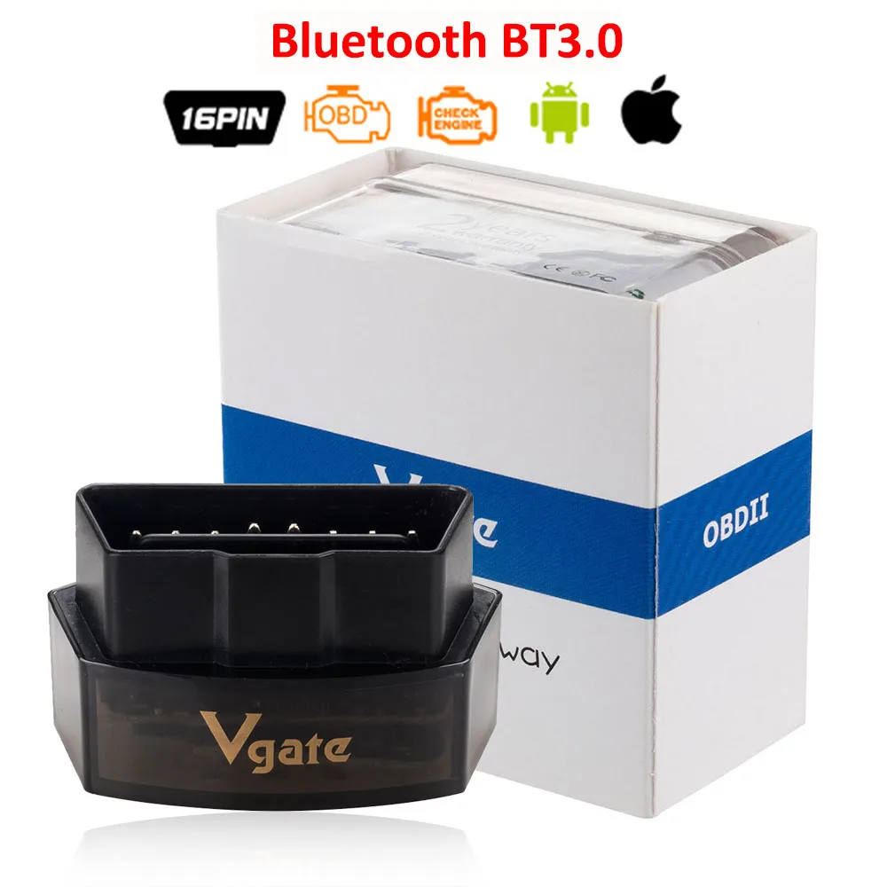 Vgate iCar pro ELM327 Bluetooth 4.0/WIFI OBD2 Car Diagnostic Scanner For Android/IOS - Цвет: Vgate BT3