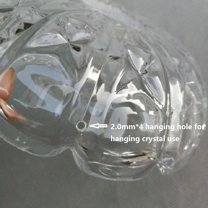 2 шт./лот 118x34 мм Европейский стиль хрустальная лампа локоть поддержки руки цветок стеклянная чаша люстра поднос аксессуары для освещения