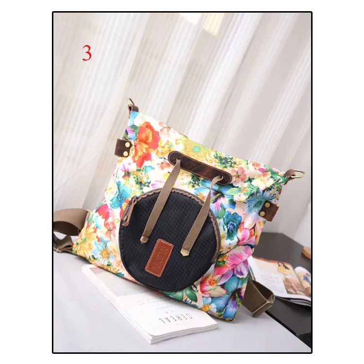 Flug Katze, повседневный женский рюкзак для школы, для девочек-подростков, с цветочным принтом, Оксфорд, рюкзаки для путешествий, повседневный рюкзак с цветочным принтом - Цвет: 3