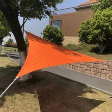 УФ водонепроницаемый треугольники солнце наружная Маскировочная сеть материал Защита окружающей среды безвкусное затенение паруса Spinnaker 3*3*3 метра