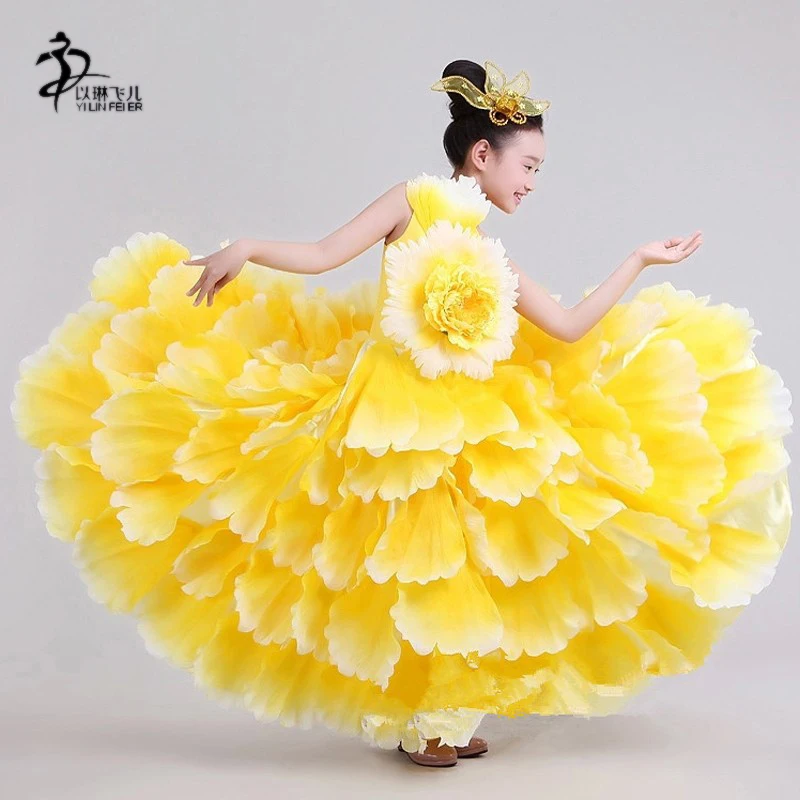 

Girls flamenco dress / 540 FLAMENCO DRESS FOR GIRL/Ballroom Dance Girl Dress/Spanish Dress/Vestidos de baile flamenco