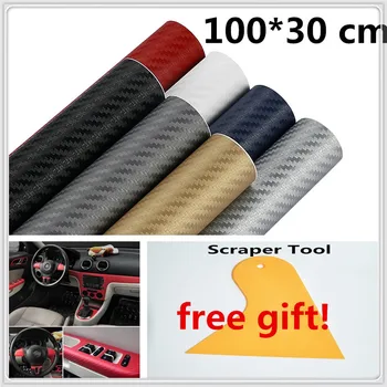 

motorcycle 30x127cm 3D 5D CAR Carbon Fiber Vinyl stickers Decals FOR SUZUKI GSXR1100 GSXR400 GT250 GT550 RG500 RGV250
