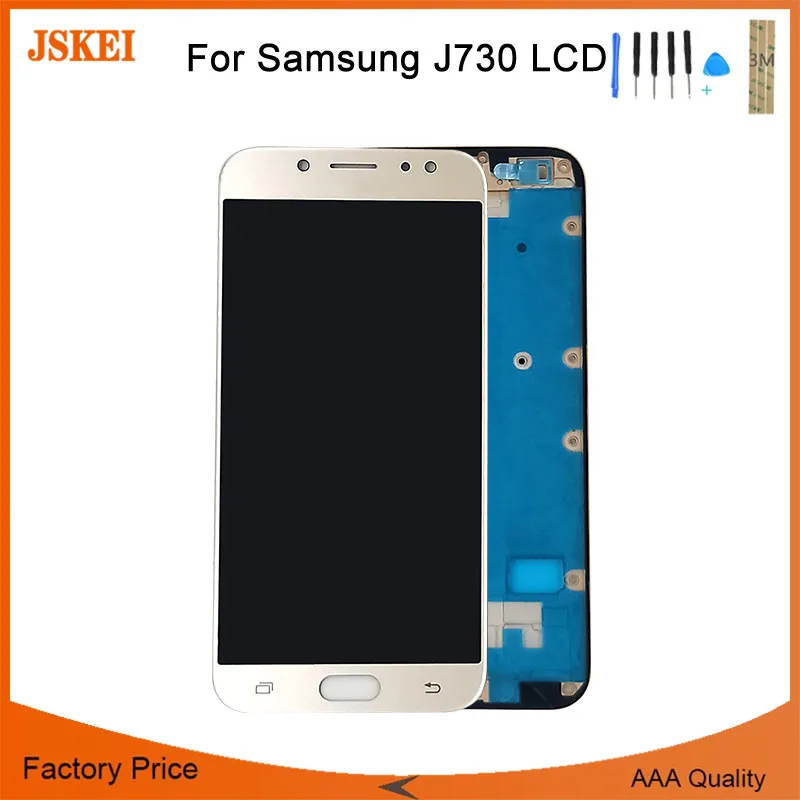 

For Samsung J730 J7 Pro 2017 5.5 Inch LCD Display Touch Screen Digitizer Assembly Can Adjust Brightness Not Frame