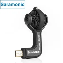Saramonic gomic профессиональный мини x/y стерео мяч конденсаторный микрофон для gopro hero3, HERO3 +, HERO4 Камеры Действий