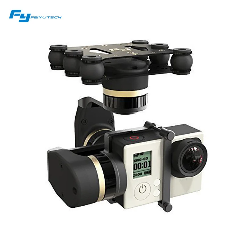

FeiYu MINI3D 3-Axis Mini Brushless 3D Gimbal for Gopro Hero 3+ Gopro Hero 4 Aerial Photograrhy for Aircraft iLookPlus