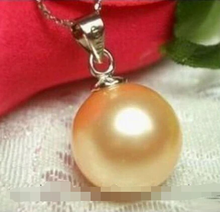 

free shippinbg 06736 Yellow South Sea Shell Pearl Round Bead 18