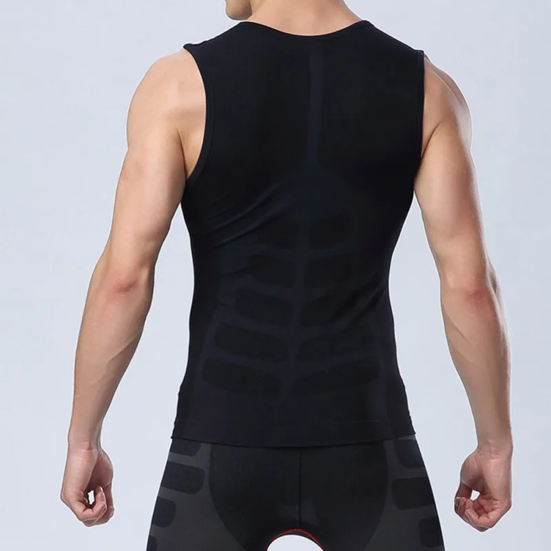 Мужская рубашка компрессионная базовая плотная жилетка термобелье|shirt