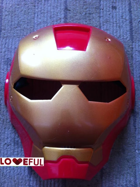 new 2pcs 1 lot quality cosplay common ironman mask eyes makeup toy