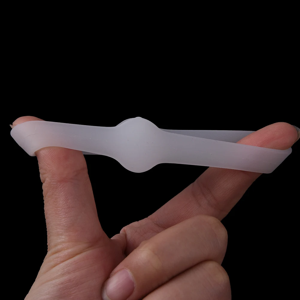 1 пара гелевых силиконовых разделителей пальцев ног корректор ортопедический растягиватель пальцев ног корректоры сепараторы