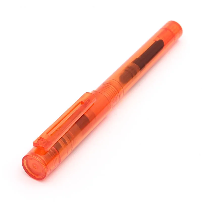 KACO SKY II авторучка, прозрачные цветные чернильные ручки с видимой коробкой, тонкий наконечник, 0,5 мм, подарочный набор, офисные, деловые, школьные принадлежности - Цвет: Transparent Orange