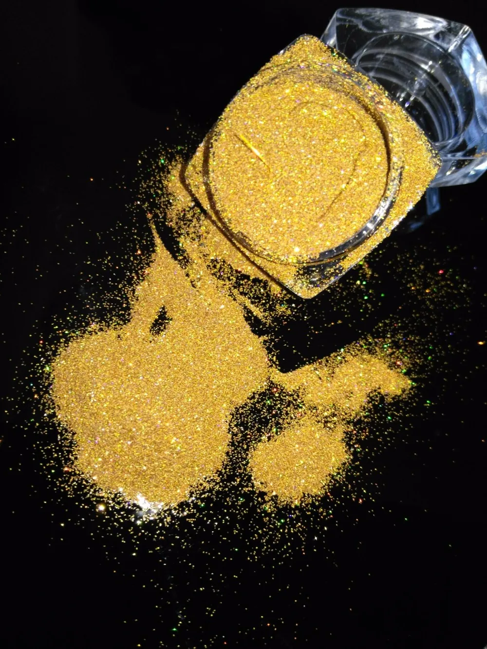 

BSGE21-1/256 .004 Holographic Laser GOLD color Makeup Loose Glitter Powder Eyeshadow Face Body Cosmetic for free shipping