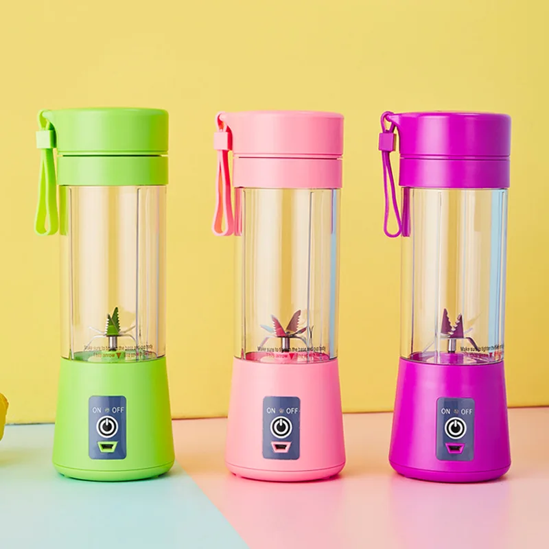 

Portable Juice Blender USB Juicer Cup Fruit Mixer Six Blade Mixing Machine Smoothies