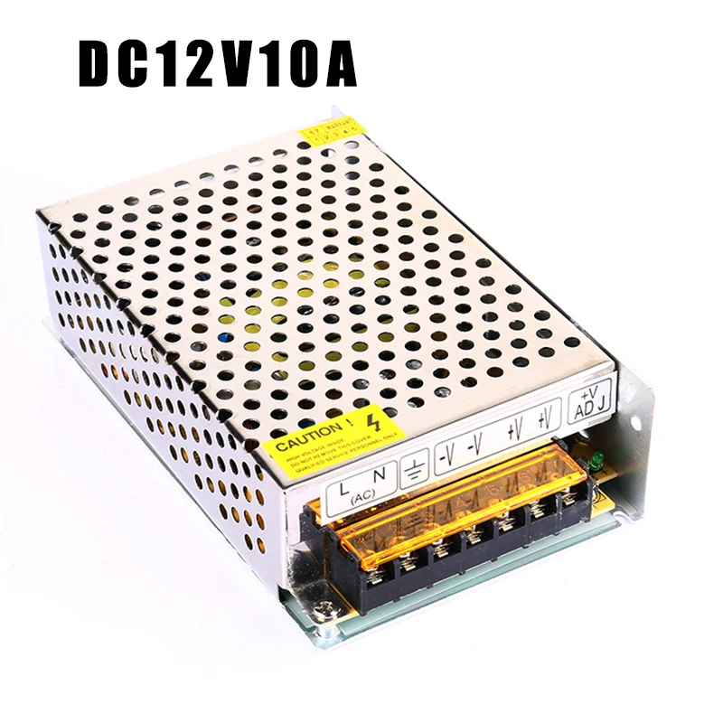 JC мощность AC110V 220V к DC12V 10A 120W адаптер питания трансформатор напряжения источник питания для Светодиодный ламповый трансформатор