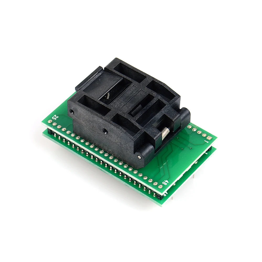Тестовое гнездо QFP48 к DIP48 IC 0 5 мм Picth /LQFP48 адаптеру программирования DIP48/TQFP48 dip48.| |