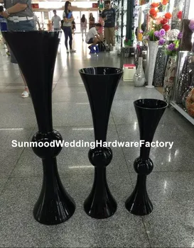

4 colour can choose )new style mental trumpet wedding table centerpiece flower holder centerpiece reversible iron vase