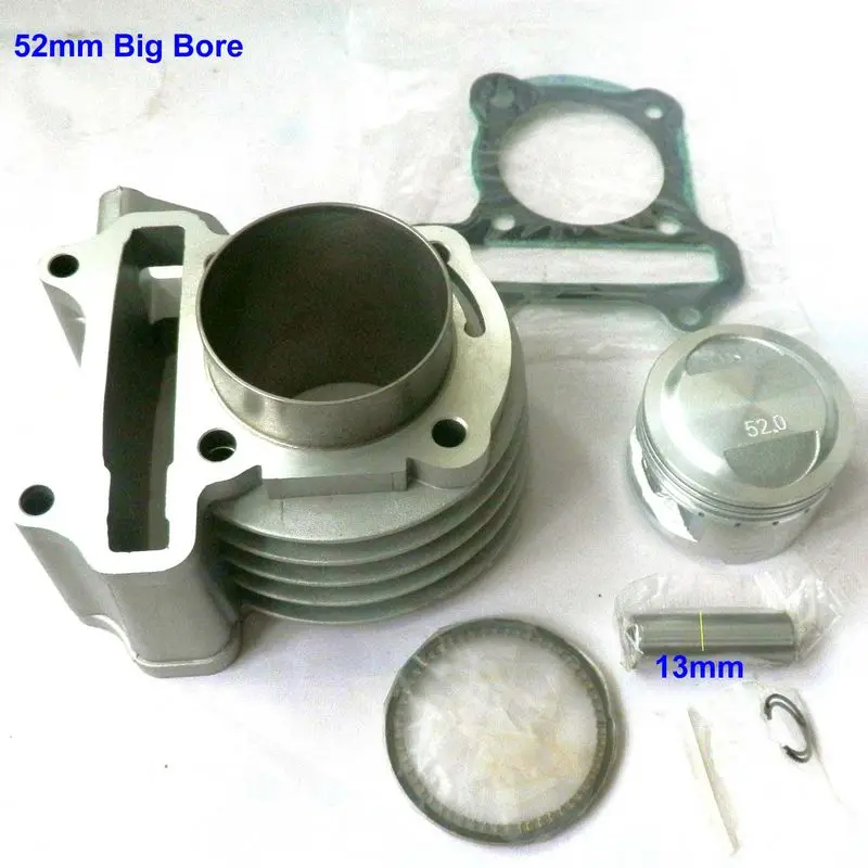 

50cc Upto 105cc Big Bore 52mm Performance Cylinder GY6 139QMB Chinese Scooter