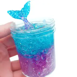 120 мл Mermaid Mud Mixing Cloud Slime шпатлевка poopsie слизь сюрприз ароматизированный стресс Детский пластилин игрушечная лампа пластилин