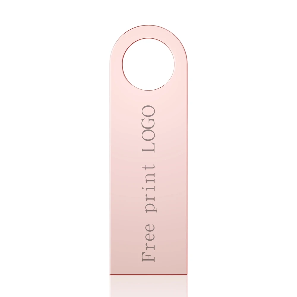New usb flash drive Mini metal pendrive 4GB 8GB 16GB 32GB 64GB flash memory usb 3.0 gift pen drive 128GB u disk Silver Free logo (17)
