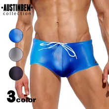 Горячий пляж купальники серебристый металлик печати купальник Мужские для плавания Мужские Шорты для купания Sungas De Praia Homens Zwembroek Heren 217