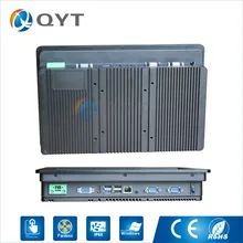 Aluminum shell 12 inch widescreen 1280×800 industrial touch panel PC Inter j1900 2.0GHz 2GB RAM 32GB SSD 1xRJ45 2xRS232 1xHDMI