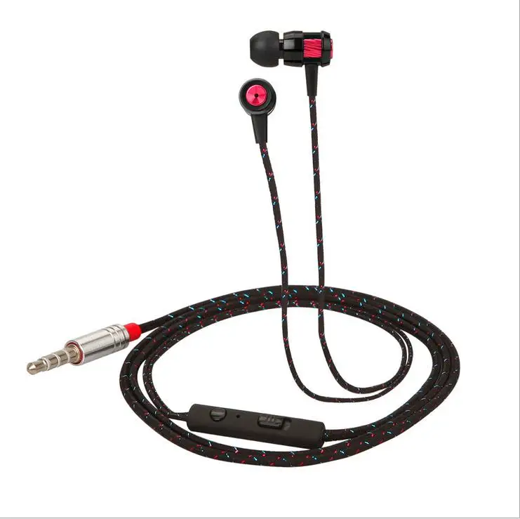 

In Ear Earphones with Mic Active Noise Cancelling 3D Stereo Wired EarBuds Headset for Iphone Xiaomi Huawei Sony Notebook