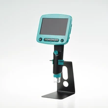 800x4,3 дюймов микроскоп ЖК-дисплей припой Портативный USB цифровой высокая яркость 8 светодиодов электронный паяльный микроскоп США/ЕС