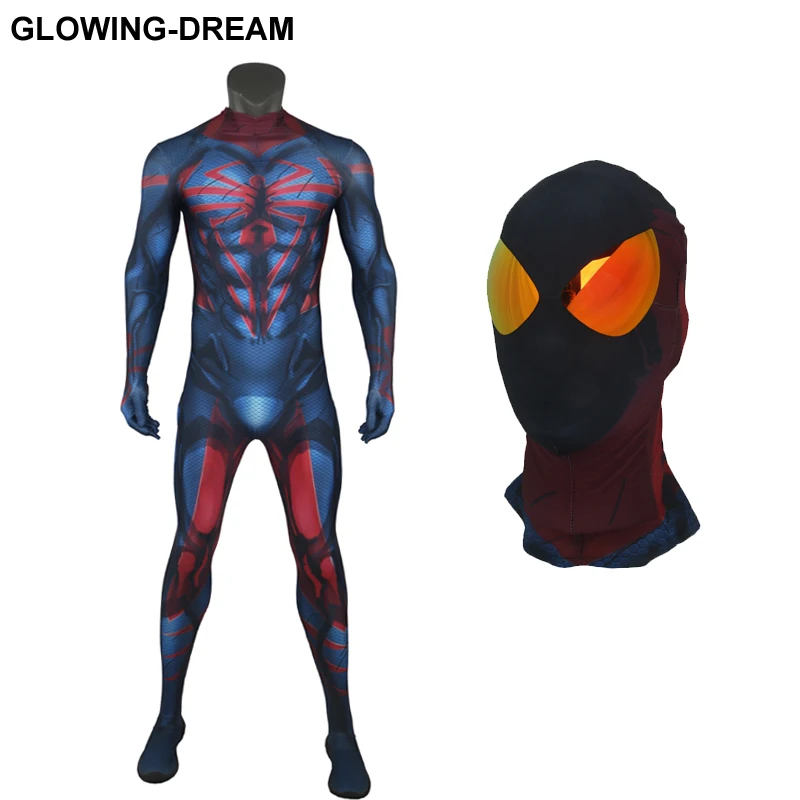 Buy High Quality Muscle Shade Mirror Eyes Spider Man Unlimited Costume With U-zipper 3D Print Unlimited Spiderman Fullbody Suit for only 129 USD Buy High Quality Muscle Shade Mirror Eyes Spider Man Unlimited Costume With U-zipper 3D Print Unlimited Spiderman Fullbody Suit for only 129 USD