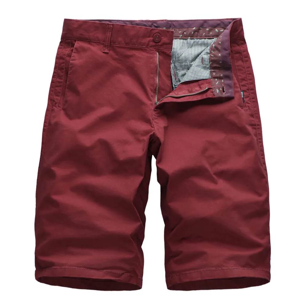 2019 Men's outdoor solid color sexy comfortable beach shorts men swimwear sports tooling beach shorts plus size quick dry 40J17 (5)