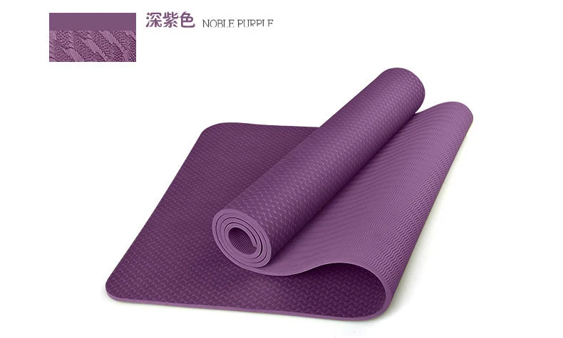 Новый безвкусный Коврик для йоги tpe, толстый нескользящий коврик для фитнеса для мужчин и женщин, Удлиненный коврик для йоги