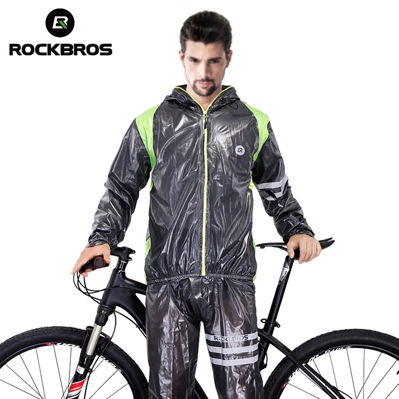 

ROCKBROS Cycling Bicycle Jersey Raincoat Waterproof Breathable MTB Road Bike Jacket Anti-sweat Unisex Cycling Clothing Equipment